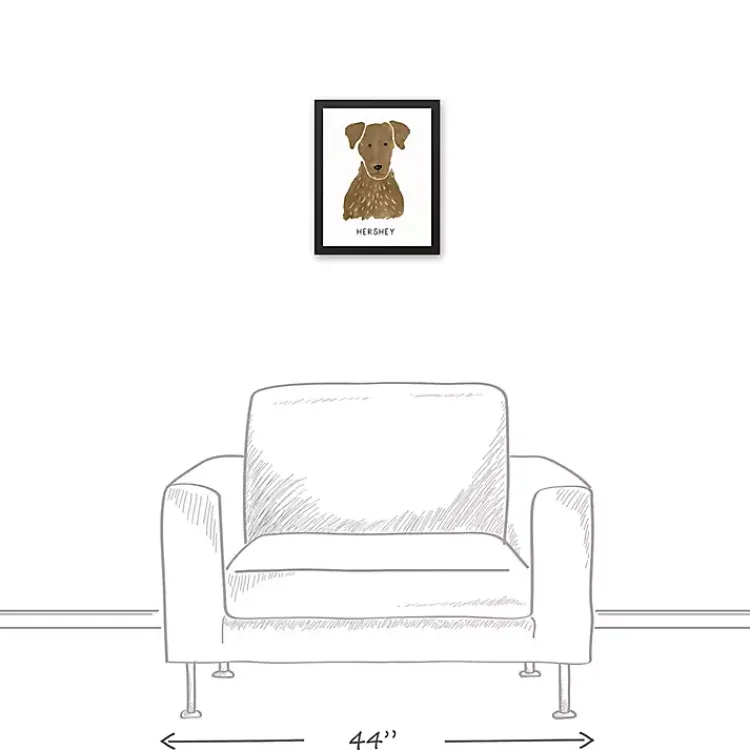 Wall Quotes & Signs-Kirklands Home Personalized Chocolate Labrador Canvas Wall Plaque
