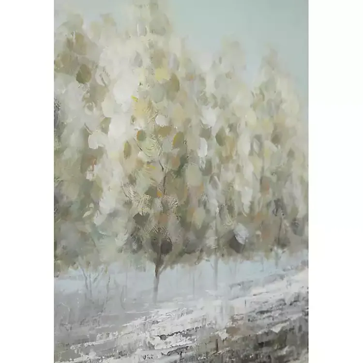 Framed Art-Kirklands Home Tree Line Landscape Framed Canvas Art Print