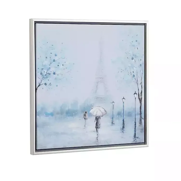 Framed Art-Kirklands Home Rainy Paris Blues Transitional Framed Wall Art