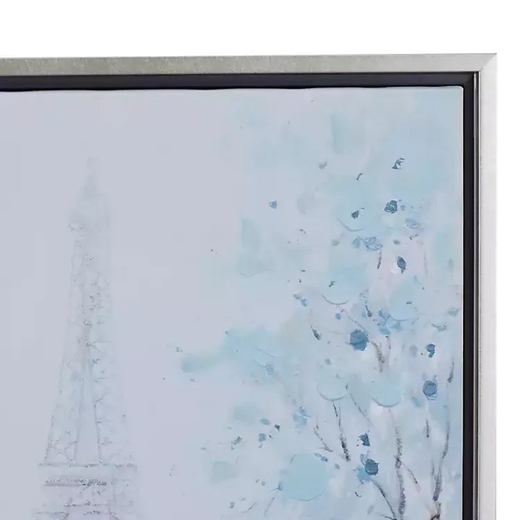 Framed Art-Kirklands Home Rainy Paris Blues Transitional Framed Wall Art
