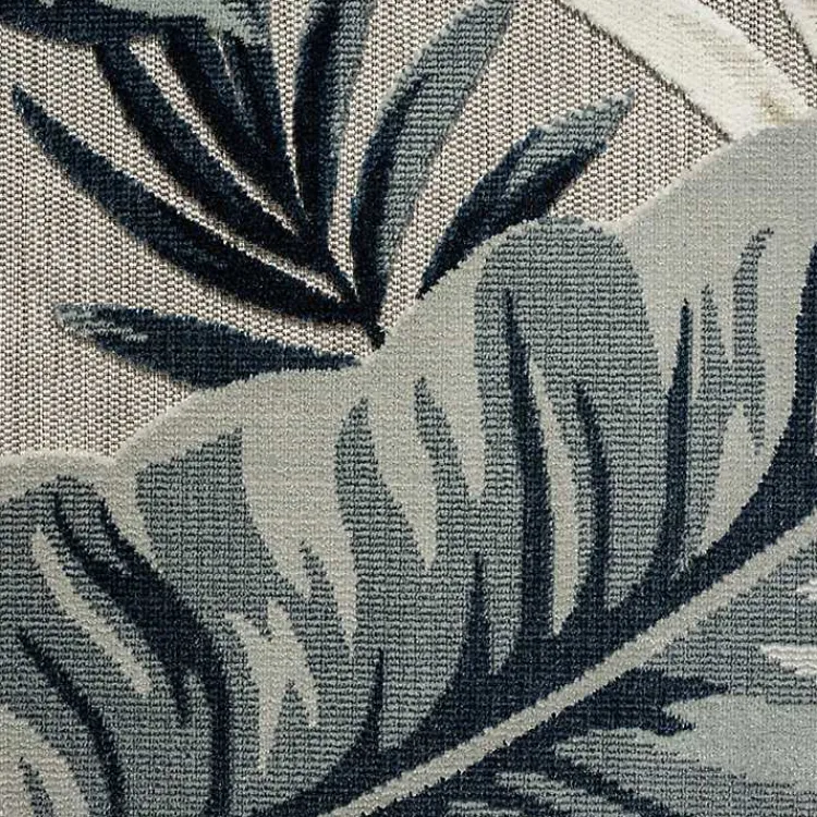 Outdoor Rugs-Kirklands Home Ferns and Palms Indoor/Outdoor Area Rug, 5x7