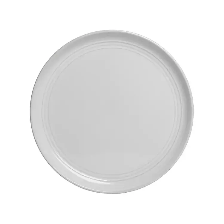 Dinnerware-Kirklands Home Linear Salad Plates, Set of 6 White