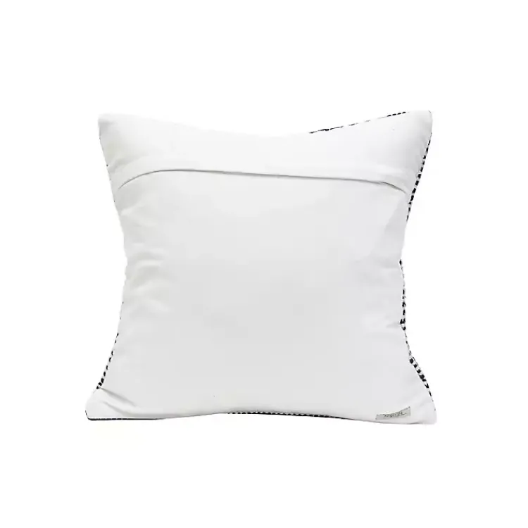 Outdoor Cushions & Pillows-Kirklands Home Navy Waves Outdoor Pillow