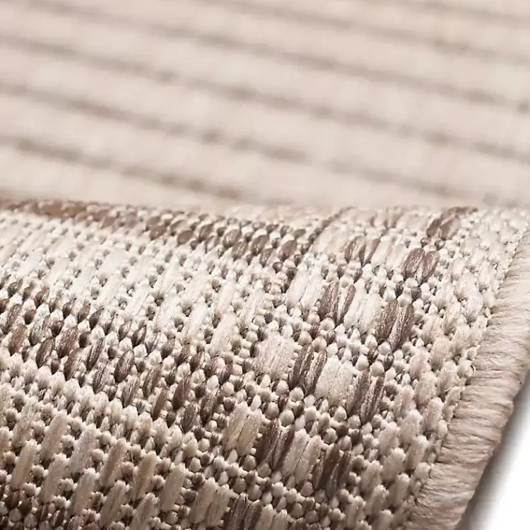 Outdoor Rugs-Kirklands Home Kaya Natural Gradient Indoor/Outdoor Runner, 2x7 Tan