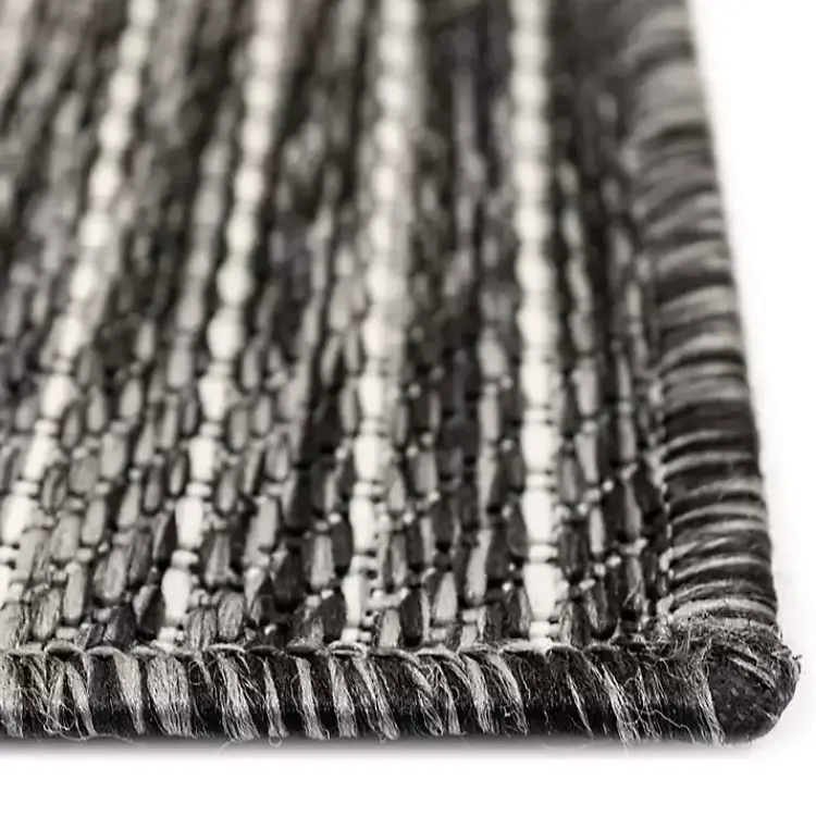 Outdoor Rugs-Kirklands Home Intertwine Indoor/Outdoor Area Rug, 4x7 Black