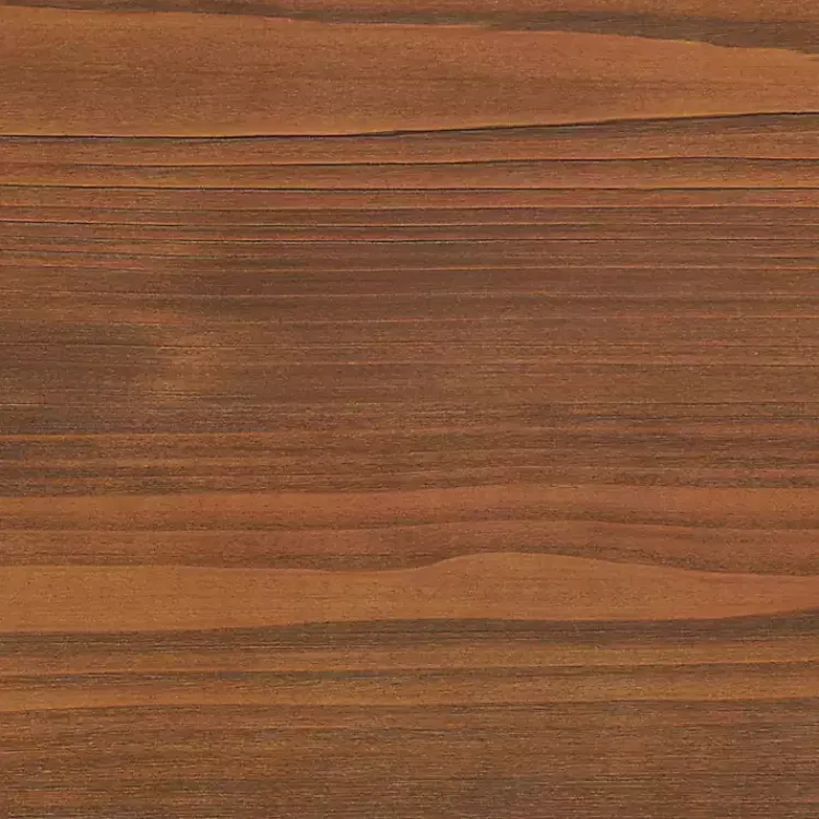 Dining Tables-Kirklands Home Cedar Wood and Black Metal Dining Table Brown