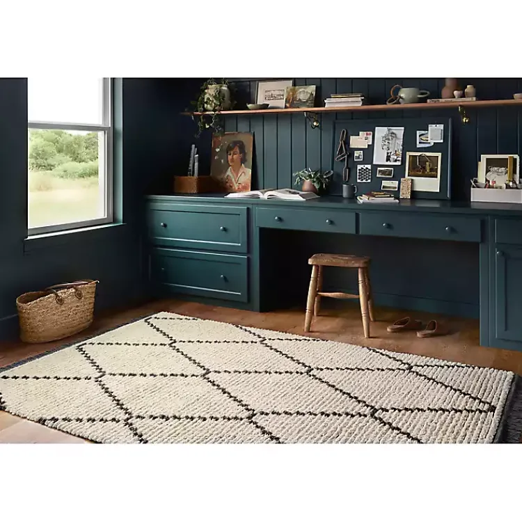 Area Rugs-Kirklands Home Chris Loves Julia x Loloi Alice Cream Rug, 3x5