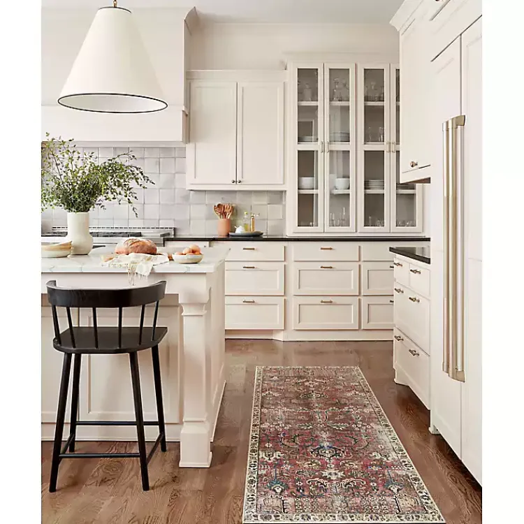 Area Rugs-Kirklands Home Chris Loves Julia x Loloi Jules Merlot Rug, 3x5