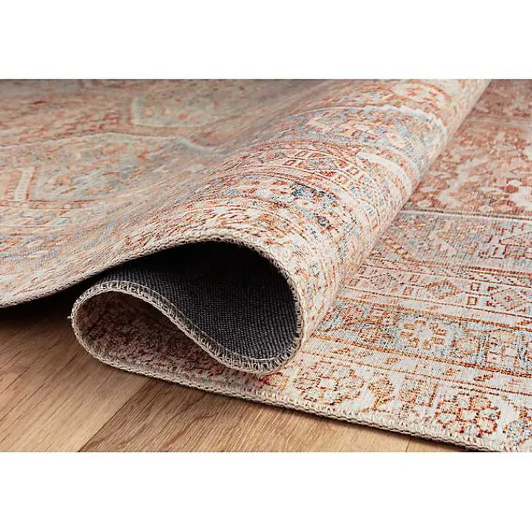 Area Rugs-Kirklands Home Chris Loves Julia x Loloi Jules Orange Rug, 3x5