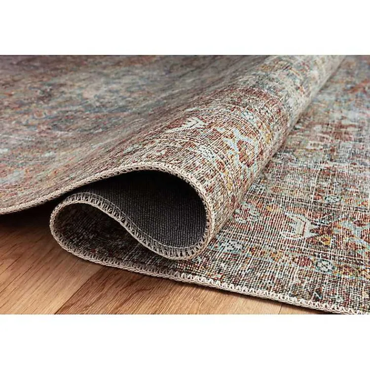 Area Rugs-Kirklands Home Chris Loves Julia x Loloi Jules Lagoon Rug, 5x7 Multi