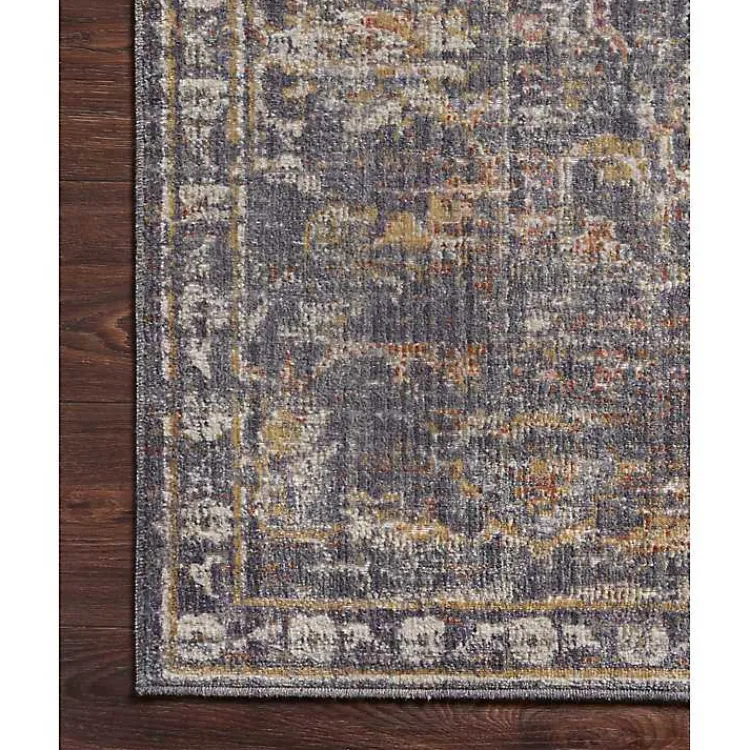 Area Rugs-Kirklands Home Chris Loves Julia x Loloi Rosemarie Coal Rug, 6x9