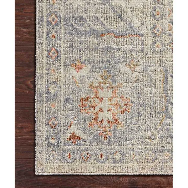 Area Rugs-Kirklands Home Chris Loves Julia x Loloi Rosemarie Iris Rug, 2x4 Gray