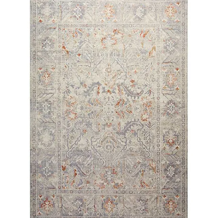 Area Rugs-Kirklands Home Chris Loves Julia x Loloi Rosemarie Iris Rug, 6x9 Gray