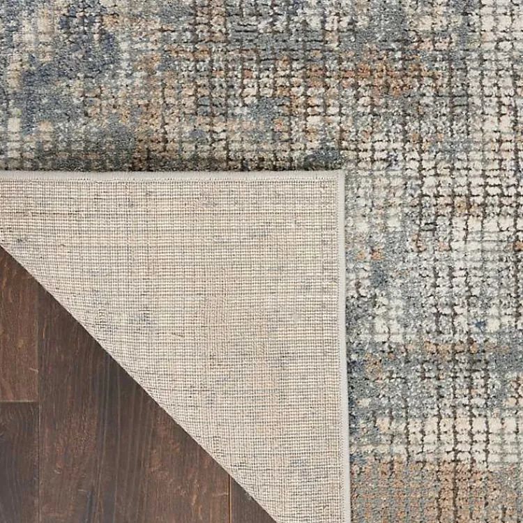 Area Rugs-Kirklands Home Blue and Beige Tally Textured Area Rug, 3x5