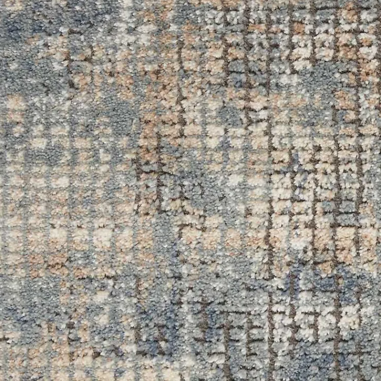 Area Rugs-Kirklands Home Blue and Beige Tally Textured Area Rug, 3x5