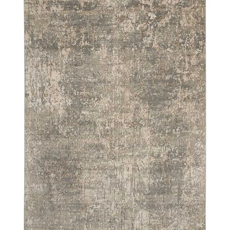 Area Rugs-Kirklands Home Gray and Beige Tally Textured Area Rug, 7x9