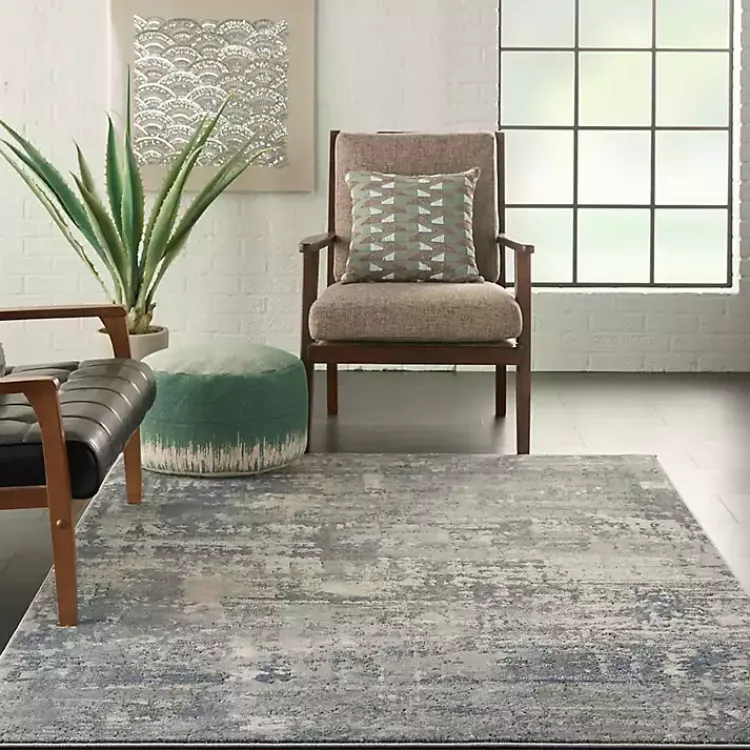 Area Rugs-Kirklands Home Charcoal Tally Textured Area Rug, 5x7