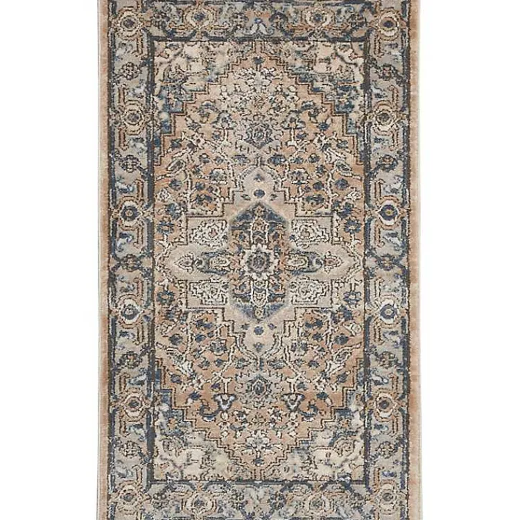 Area Rugs-Kirklands Home Multicolor Nadia Medallion Area Rug, 2x4 Gray