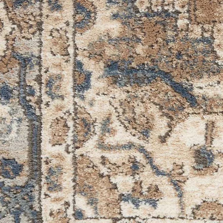 Area Rugs-Kirklands Home Multicolor Nadia Medallion Area Rug, 4x6 Gray