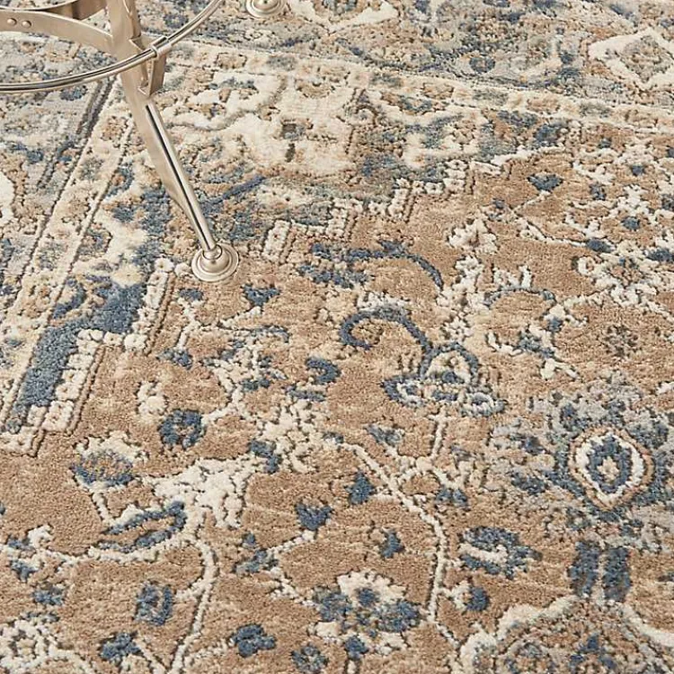 Area Rugs-Kirklands Home Multicolor Nadia Medallion Area Rug, 4x6 Gray