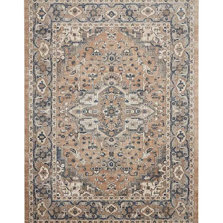 Area Rugs-Kirklands Home Multicolor Nadia Medallion Area Rug, 8x10 Gray