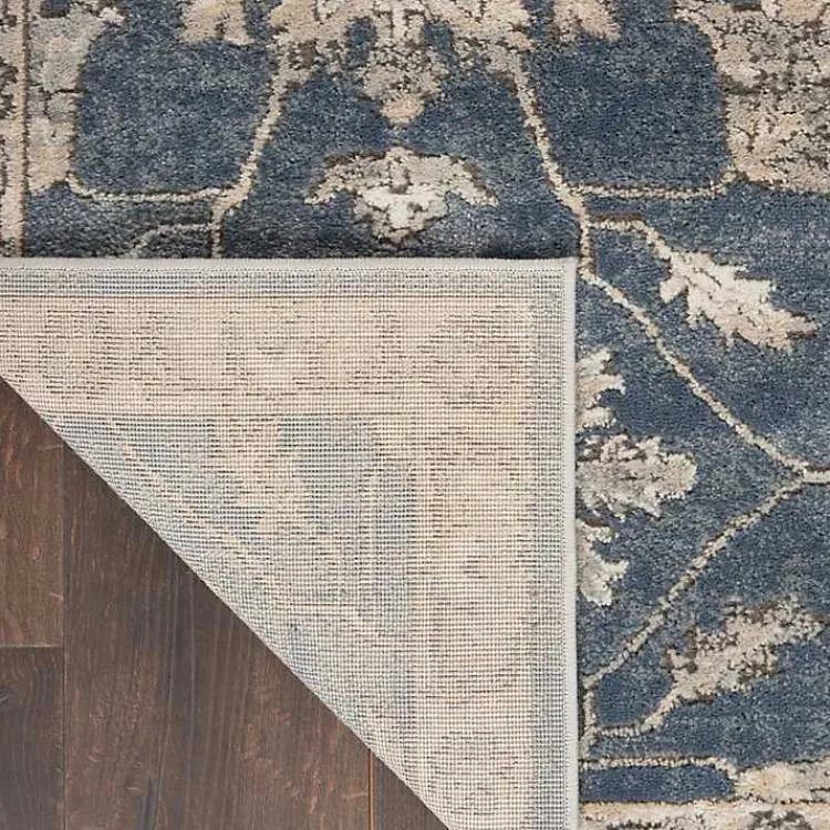 Area Rugs-Kirklands Home Blue Lush Vines Area Rug, 5x7