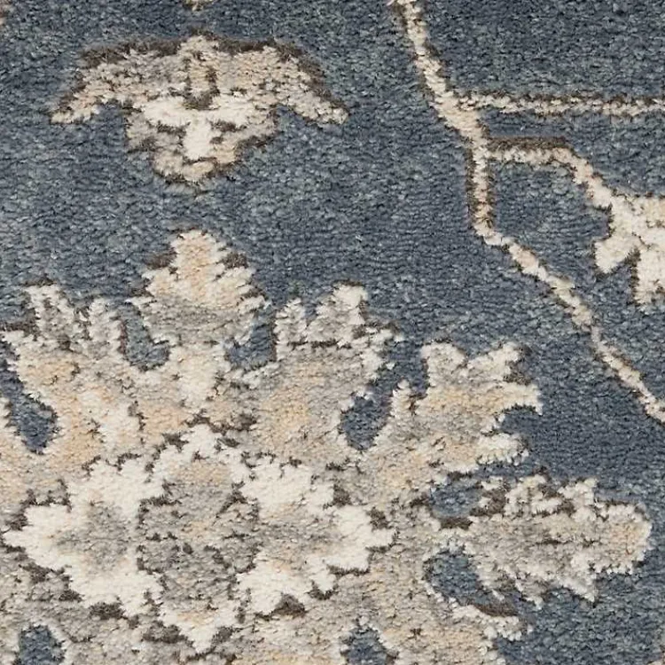 Area Rugs-Kirklands Home Blue Lush Vines Area Rug, 5x7