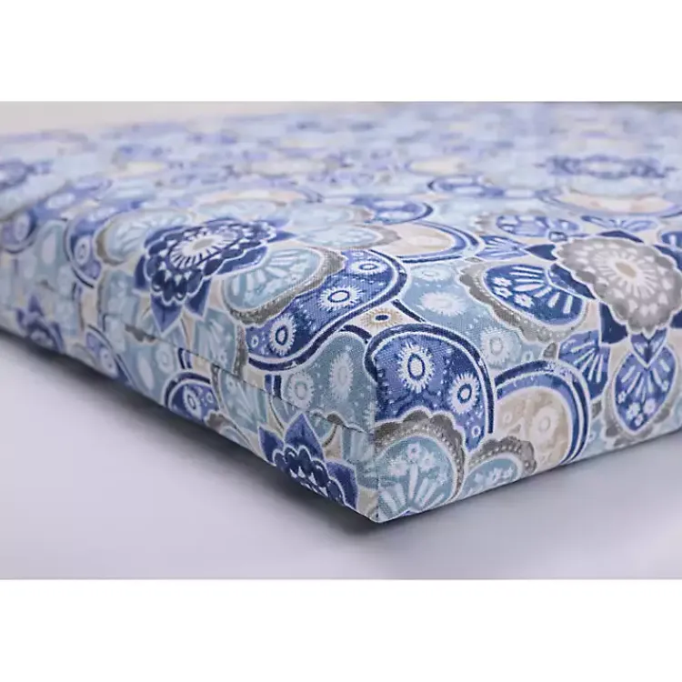 Outdoor Cushions & Pillows-Kirklands Home Emilia Outdoor Seat Cushions, Set of 2 Blue