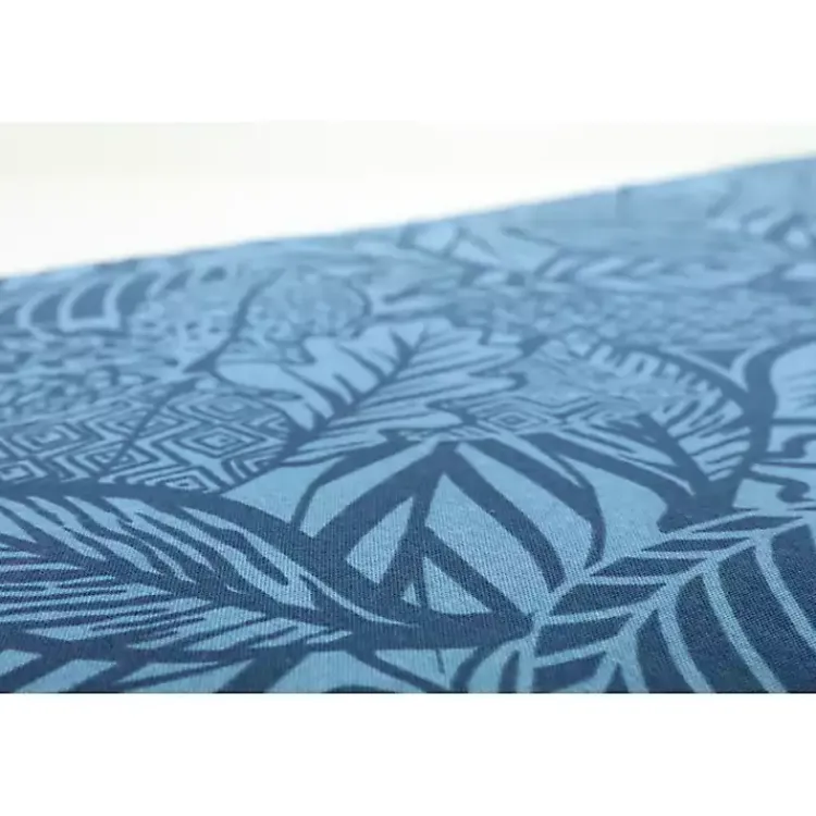 Outdoor Cushions & Pillows-Kirklands Home Indigo Island Reversible Outdoor Lumbar Pillow Blue