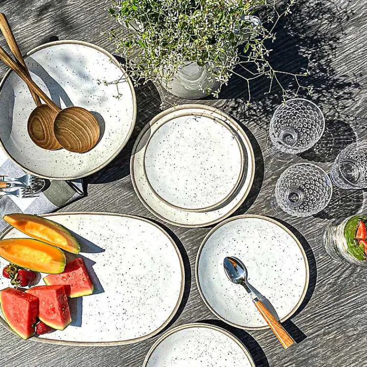 Outdoor Dining-Kirklands Home Haven Melamine Serving Bowl White