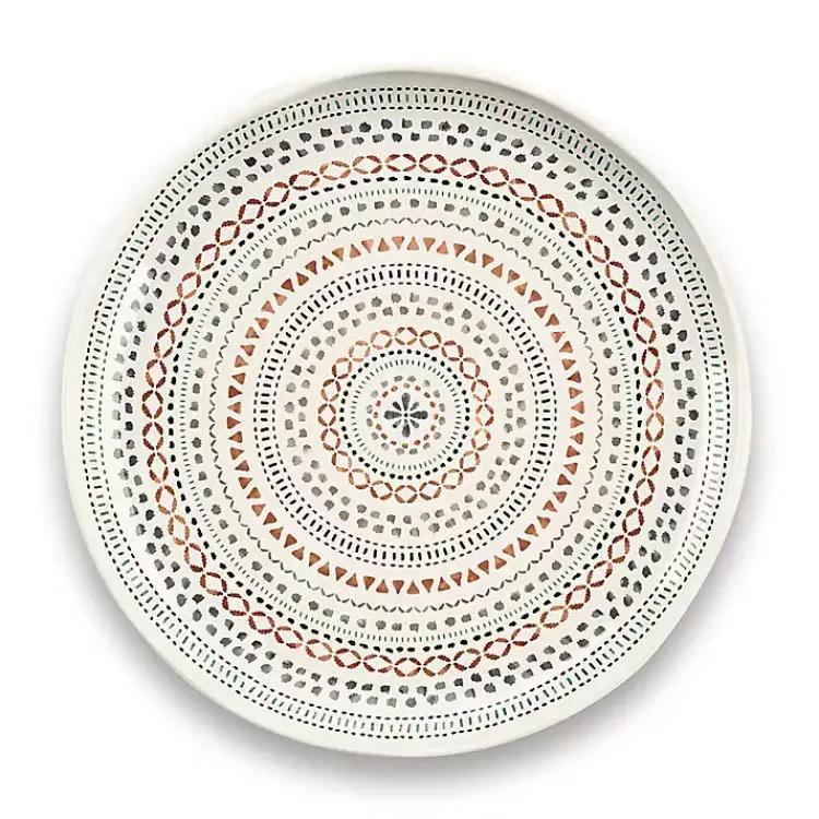 Outdoor Dining-Kirklands Home color Melamine Malena Dinner Plates, Set of 6 Multi