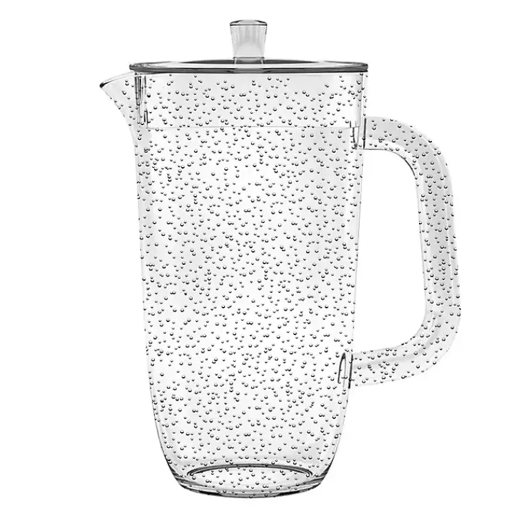 Outdoor Dining-Kirklands Home Bubbled Shatterproof Pitcher Clear