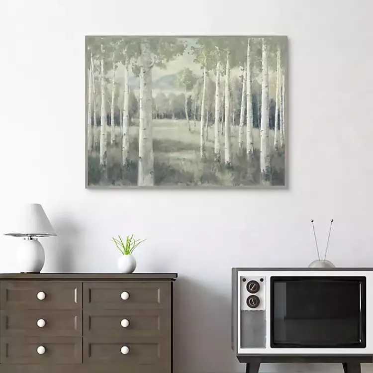 Framed Art-Kirklands Home Light Aspens Forest Framed Wall Art