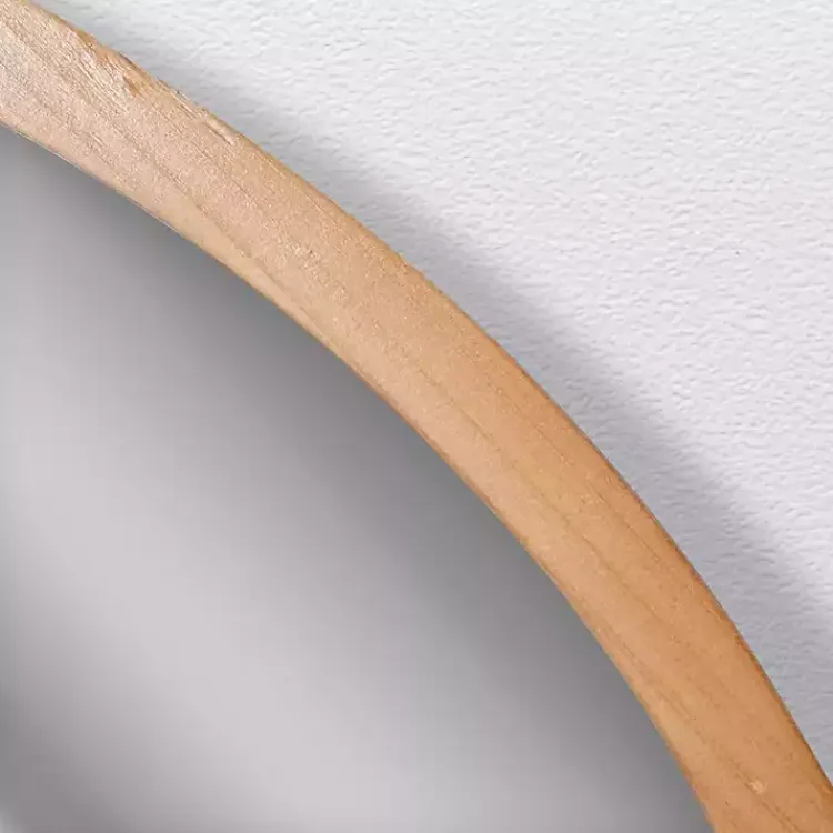 Decorative Mirrors-Kirklands Home Ciarra Natural Wood Arch Wall Mirror