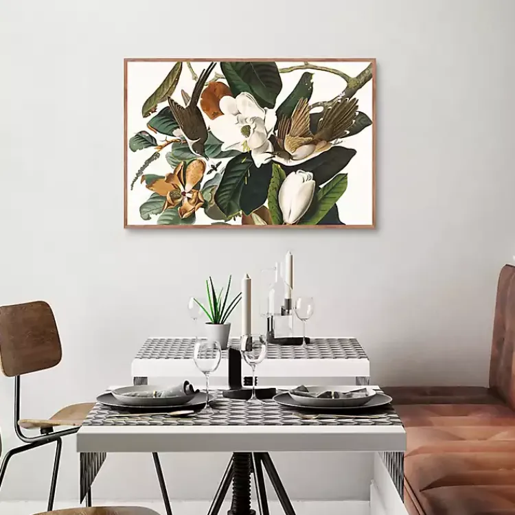 Canvas Art-Kirklands Home Black Billed Cuckoo Framed Canvas Art Print Multi