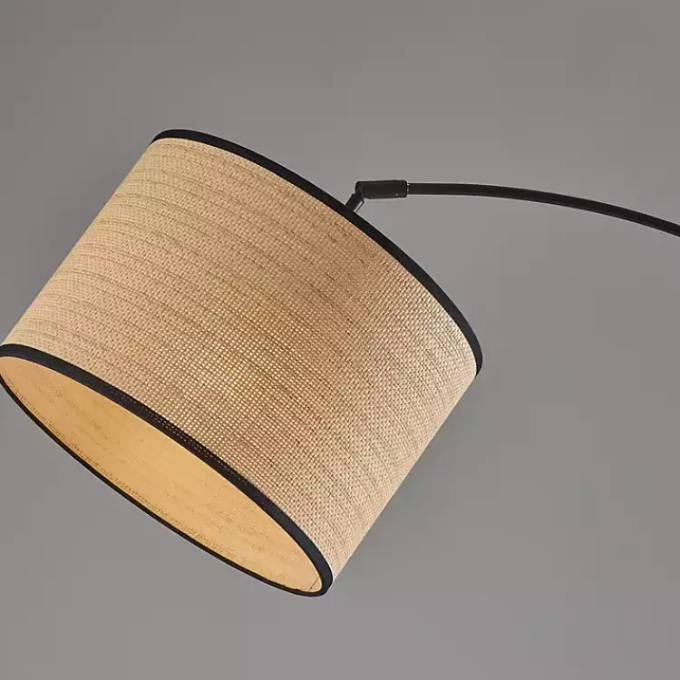 Floor Lamps-Kirklands Home Metal Arched Floor Lamp Black