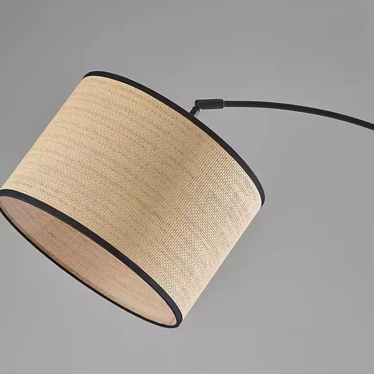 Floor Lamps-Kirklands Home Metal Arched Floor Lamp Black