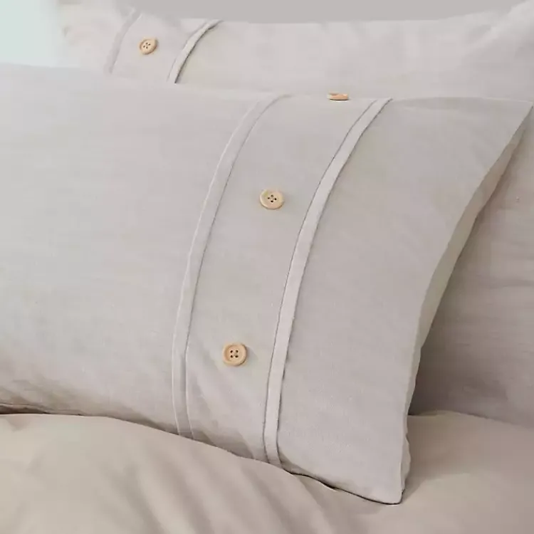 Comforters-Kirklands Home Neutral Holland 5-pc. Full/Queen Comforter Set Tan