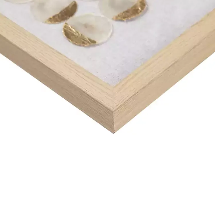 Wall Plaques-Kirklands Home Capiz Shells Emblem Framed Wall Plaques, Set of 2