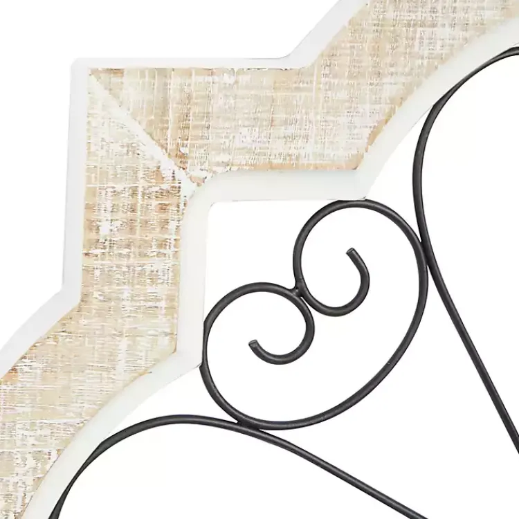 Wall Plaques-Kirklands Home Farmhouse Abstract Wall Plaque White