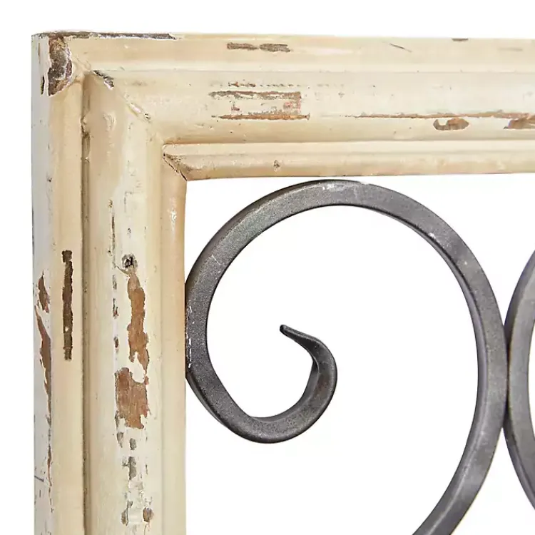 Wall Plaques-Kirklands Home Black Metal Farmhouse Scroll Wall Plaque