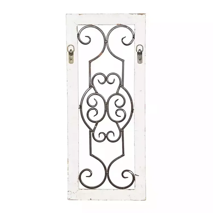 Wall Plaques-Kirklands Home Black Metal Farmhouse Scroll Wall Plaque