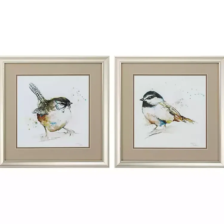 Framed Art-Kirklands Home Watercolor Mountain Framed Art Prints, Set of 2