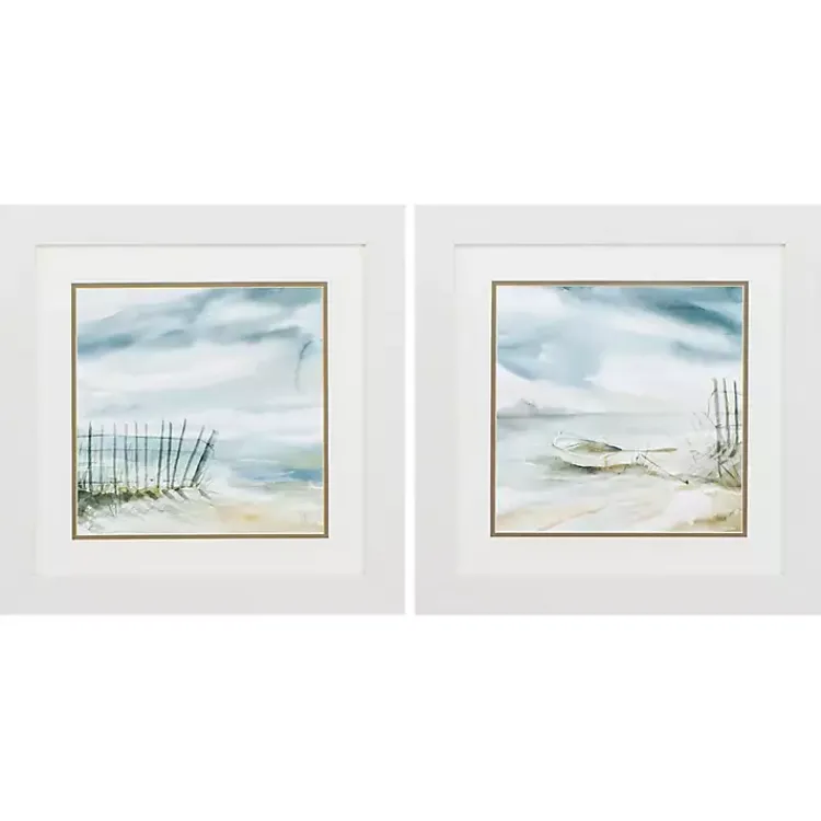 Framed Art-Kirklands Home Subtle Mist Framed Art Prints, Set of 2