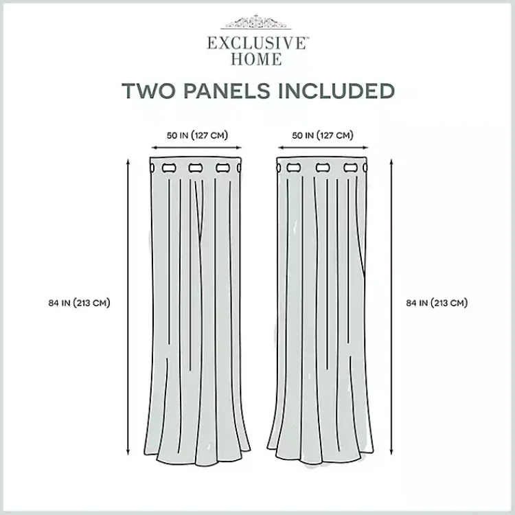 Curtains & Drapes-Kirklands Home Stripe Sheer Curtain Panel Set, 84 in. White