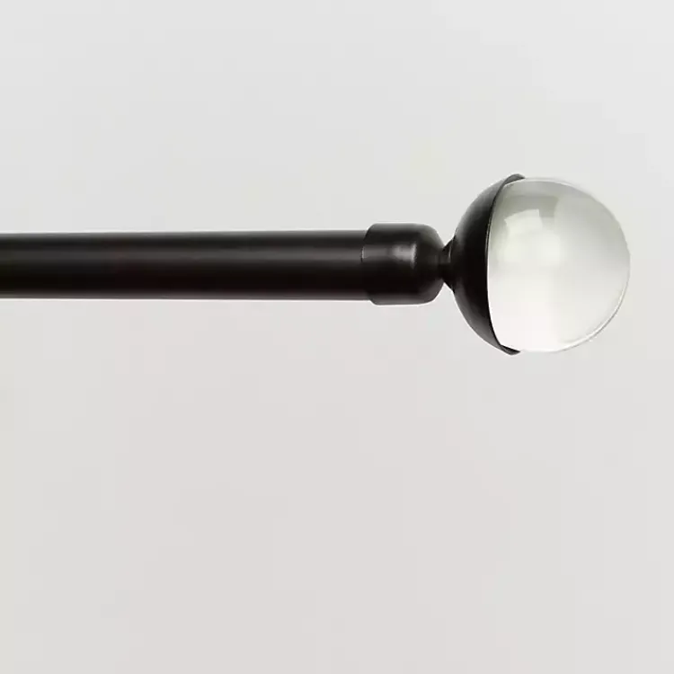 Curtain Rods & Hardware-Kirklands Home Matte Bronze Eleanor Curtain Rod Set, 120 in.