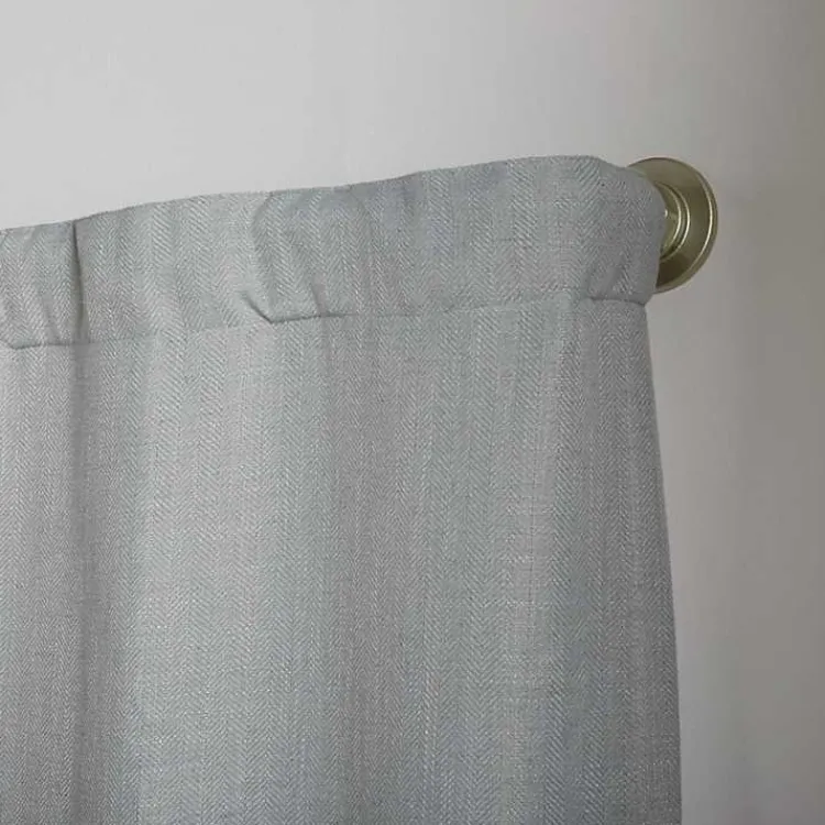 Curtain Rods & Hardware-Kirklands Home Matte Silver Hyde Wrap Around Curtain Rod, 120 in.