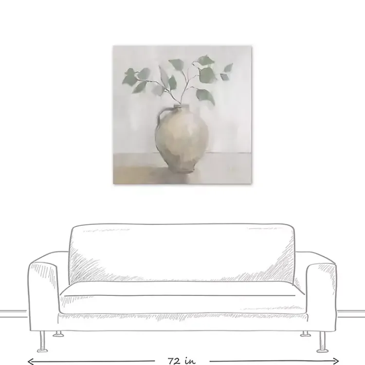 Canvas Art-Kirklands Home Light Vase Botanical Canvas Art Print