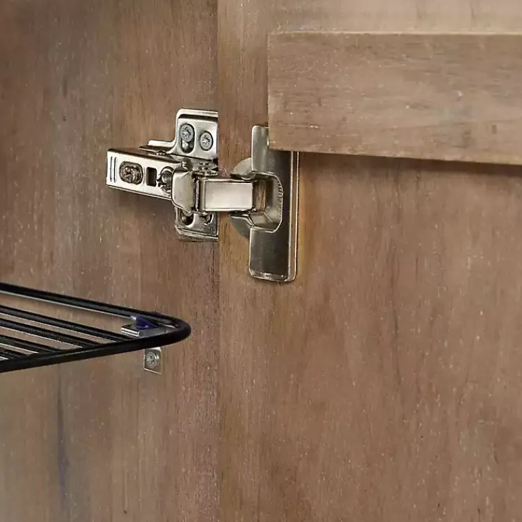 Entryway Furniture-Kirklands Home Natural Mango Wood Shoe Cubbie