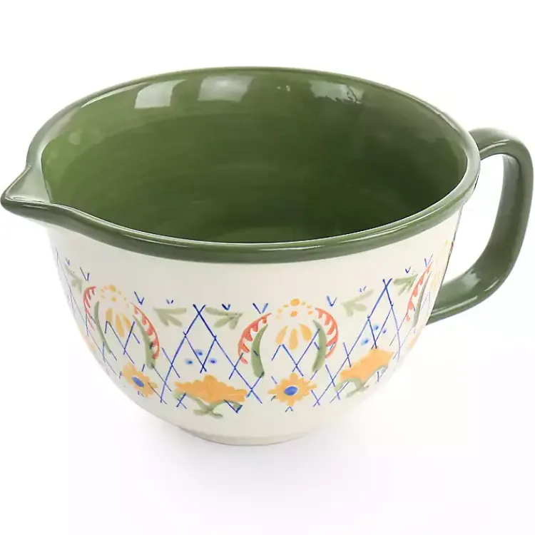 Serving & Entertaining-Kirklands Home Bright Southwest Floral Batter Bowl